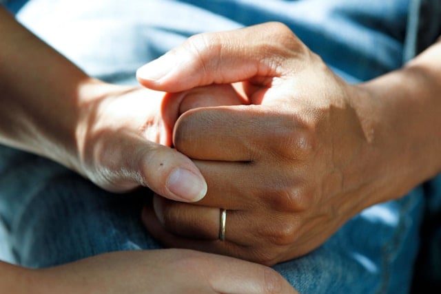 NAD and Cancer: What We Know and What We Don't 4 Closeup of woman holding a cancer patient's hand