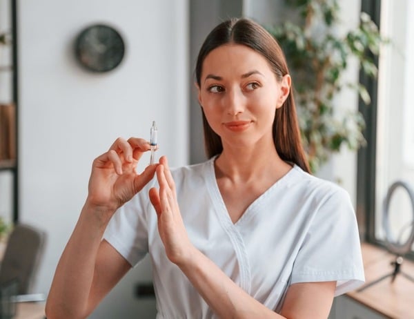 An image of a woman undergoing therapy