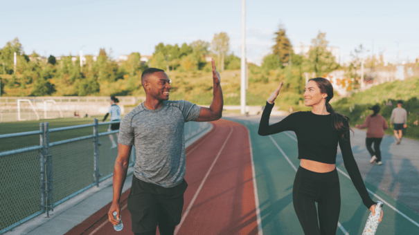 6 Benefits of NAD for Athletic Performance and Recovery 7 An image of a man and a woman exercising.