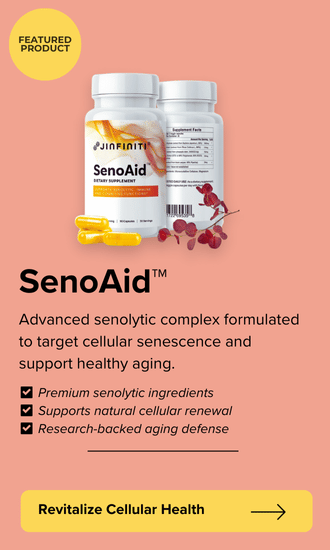 SenoAid Senolytic Supplement Complex promotional image