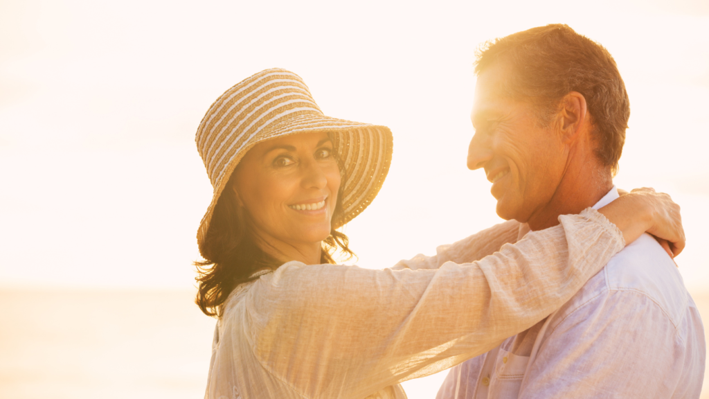 Can NAD+ and NMN Increase Testosterone Levels? 8 An image of a matured man happy with his partner