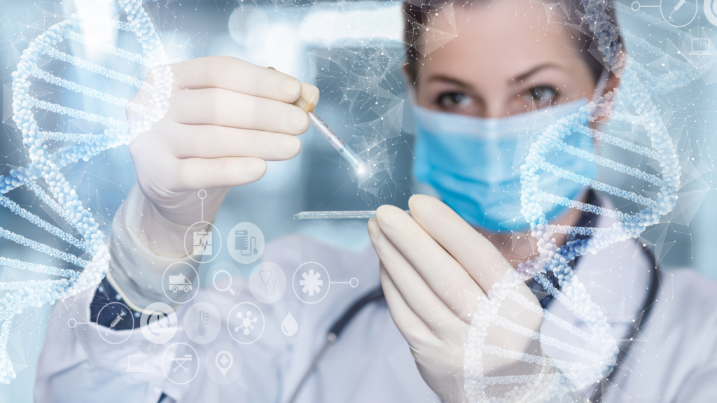 What are Epigenetic Clocks? Why These "Aging Clocks" Matter 5 An image of a female doctor analyzing DNA data