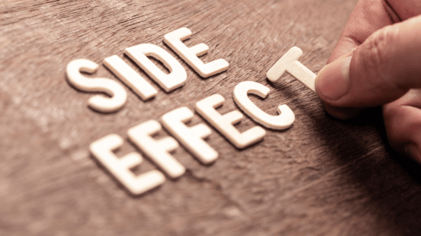 An image written with "side effect".