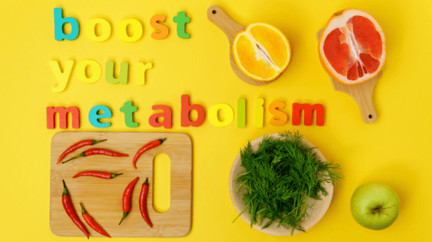 Ginger and Turmeric: A Golden Pair That Works Better Together 11 An image saying to boost metabolism.