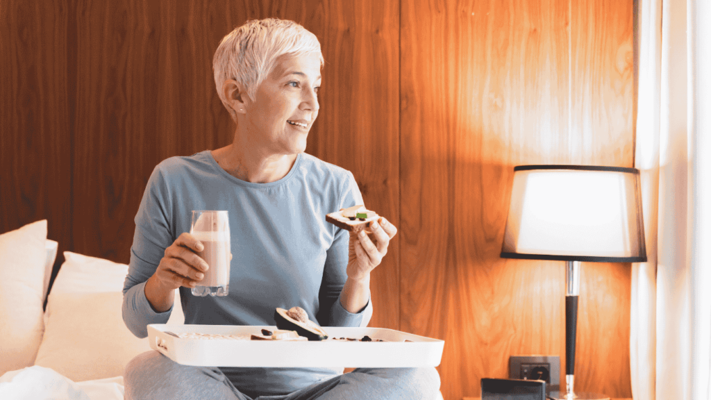 11 Natural Food Sources of NMN (Highest to Lowest) 4 An image of a woman eating avocado