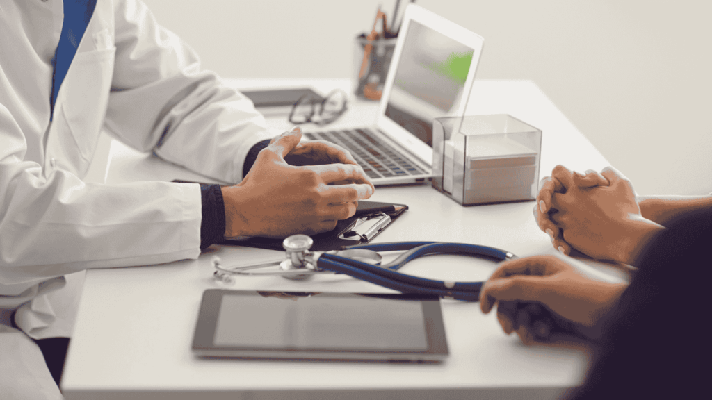 Top Flavonoid Foods and Supplements for Antioxidant Support 9 An image of consultation to a doctor