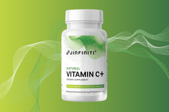 Top 17 Forms of Vitamin C in Supplements (Reviewed) 7 Jinfiniti Natural Vitamin C + Zinc Product Image