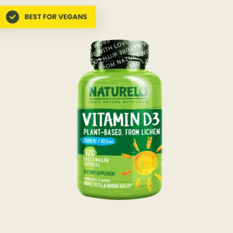 The Best Vitamin D3 Supplements in 2026 for Every Need 6 Best for Vegans: Naturelo Vegan Vitamin D3