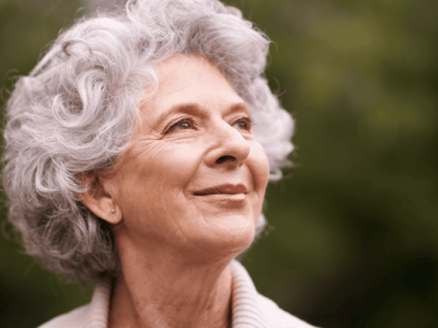 An image of an aging woman
