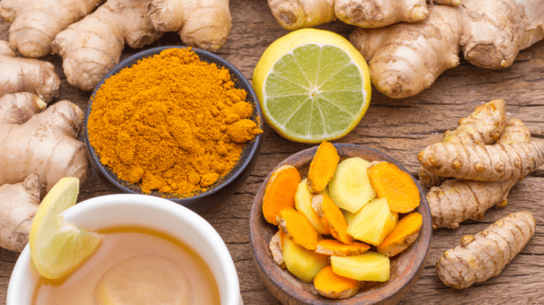 An image of Ginger and Turmeric.