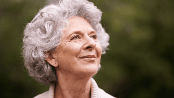 An image of an aging woman