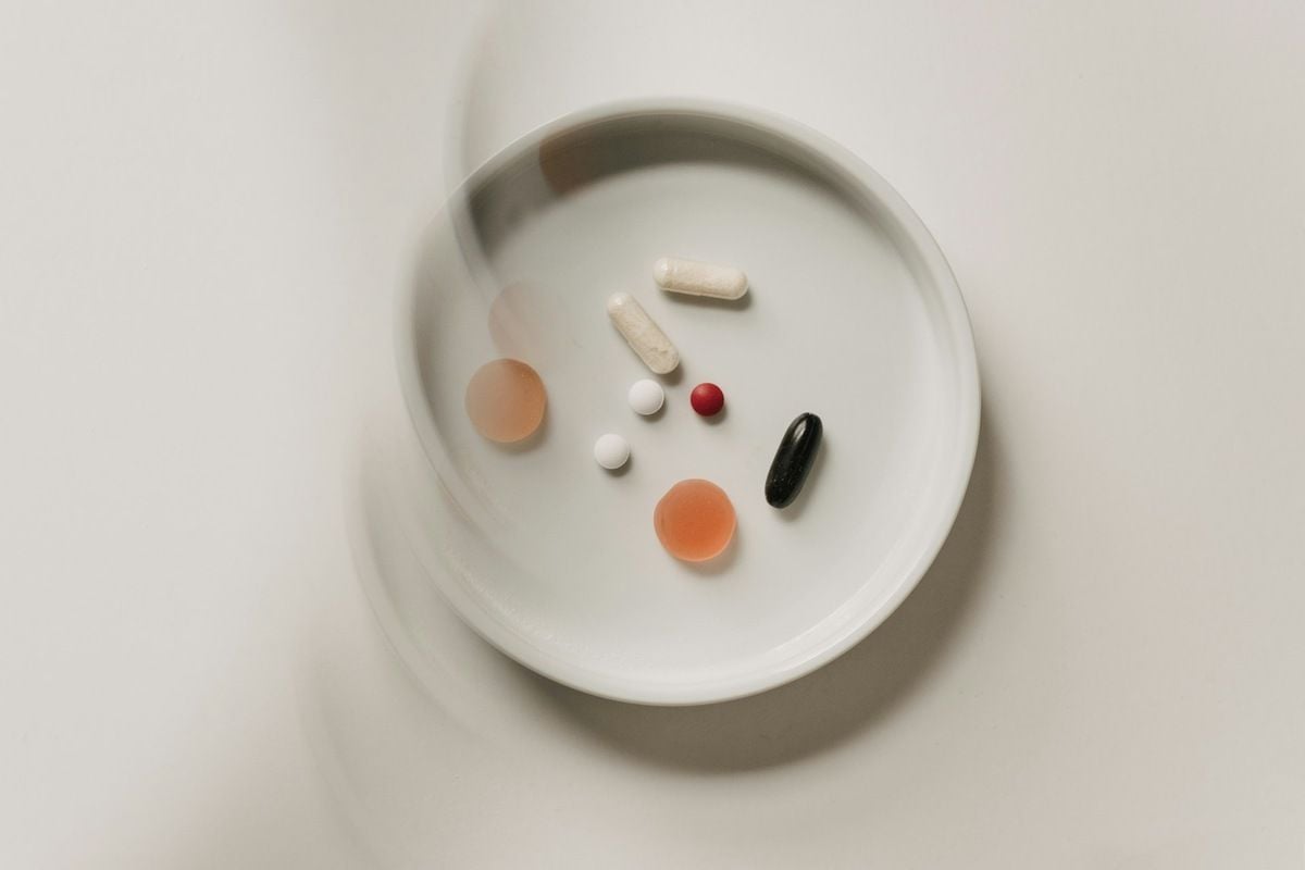 Mitochondrial health supplements on display