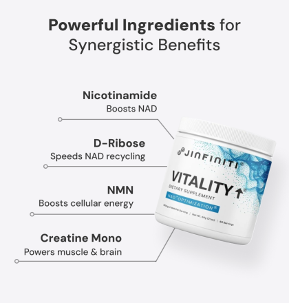 Vitality ↑® NAD+ Booster Powder 4 Vitality NAD Booster4 87c810dc