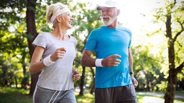 An image of healthy man and woman with good cellular health