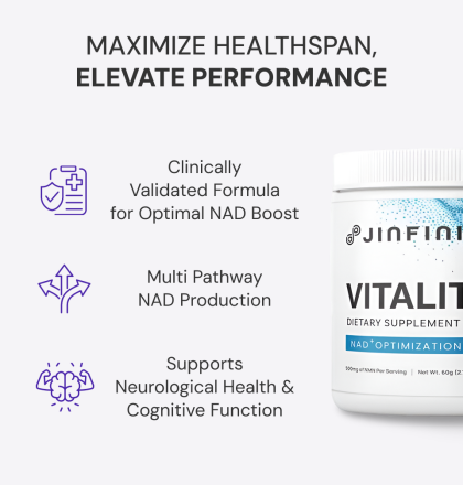 Vitality ↑® NAD+ Booster Powder 5 Vitality NAD Booster5 e8212e8f