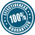 efficacy guarantee badge
