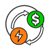 illustration currency for cellular energy