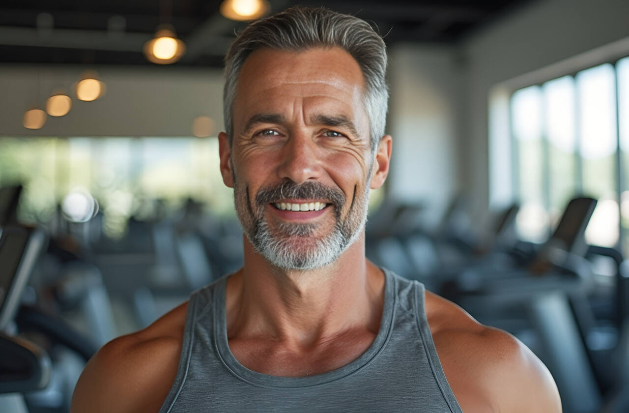A healthy middle-aged man with good testosterone levels