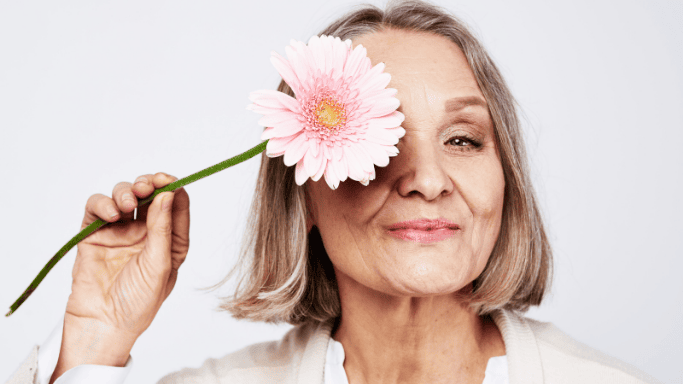 An image of an aging woman