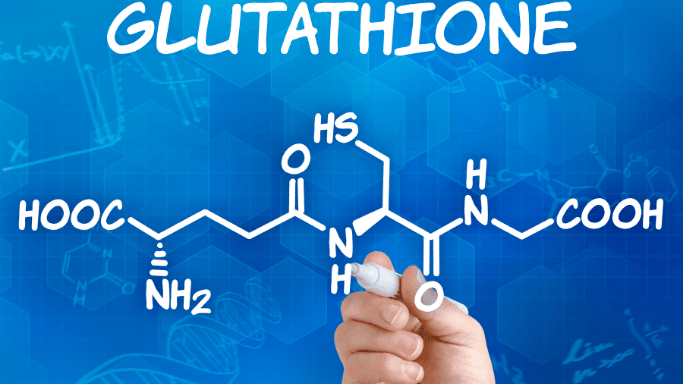 8 Ways to Boost Your Glutathione Levels Naturally 2 An image showing chemical structure of glutathione.