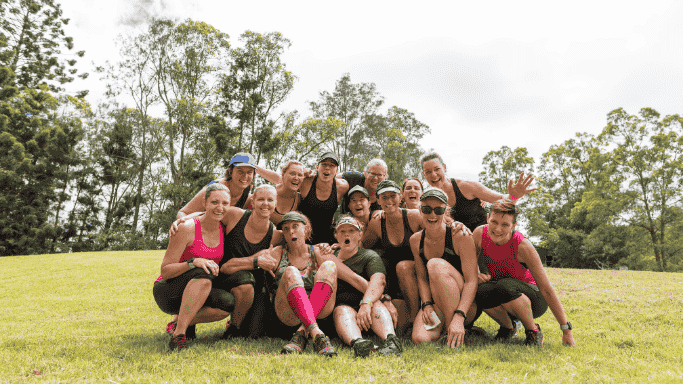 A group of athletes