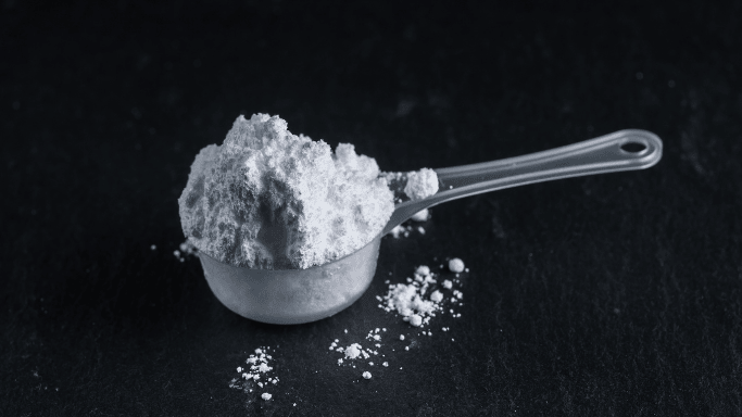 An image of creatine powder