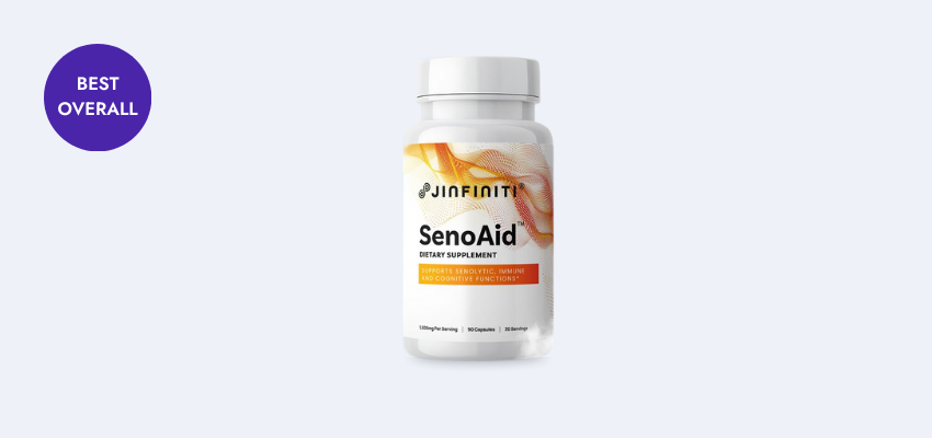 Jinfiniti SenoAid, the best overall fisetin supplement of 2025