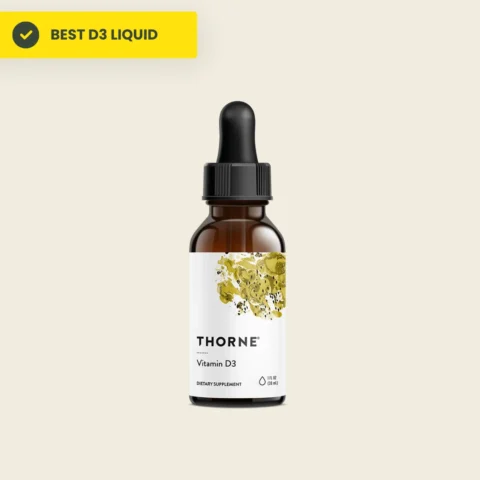 Best Liquid Form: Thorne Vitamin D-3