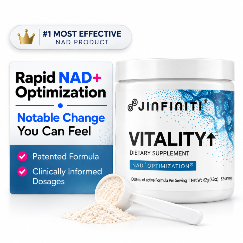 Vitality ↑® NAD+ Booster Powder 1 VB powder hero image