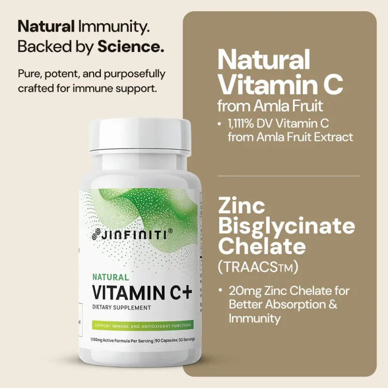 Vitamin C + Zinc ingredients