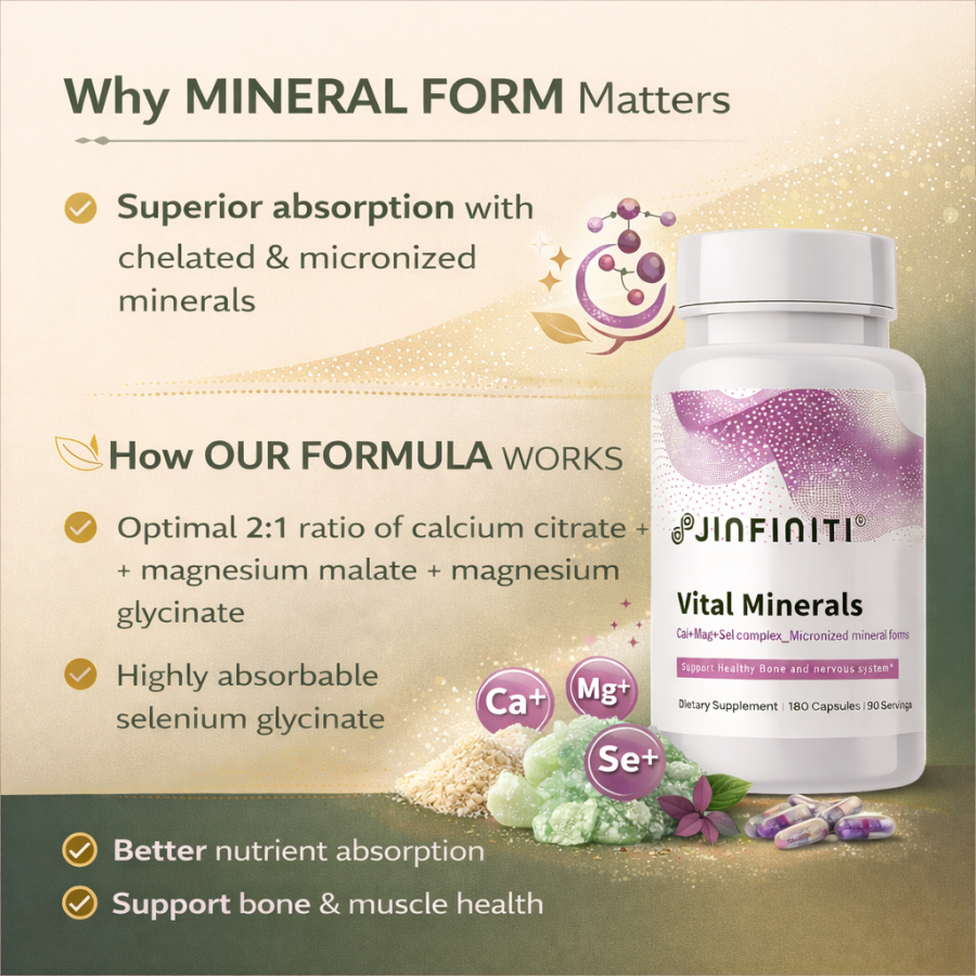 Vital Minerals 34 NAD Level Changes Timeline