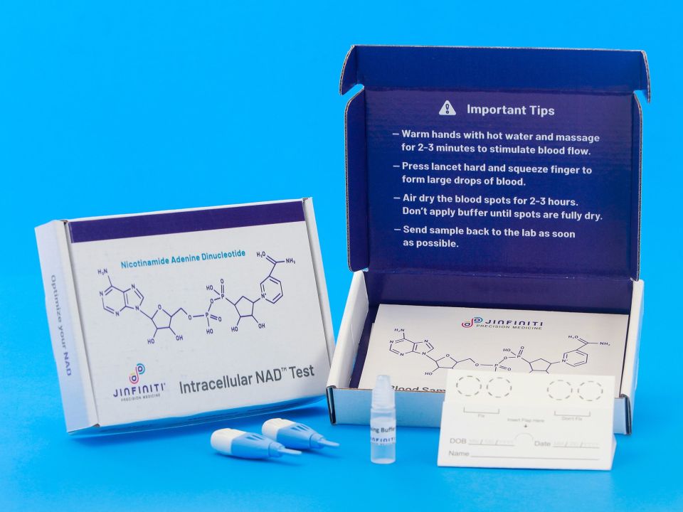 AgingSOS® - Menopause Panel 31 Instruction video for Intracellular NAD® test with dried blood spots